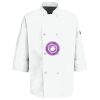 Eight Pearl Button Chef Coat with Thermometer Pocket Thumbnail