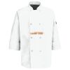 Eight Pearl Button Chef Coat with Thermometer Pocket Thumbnail