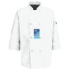 Eight Pearl Button Chef Coat with Thermometer Pocket Thumbnail