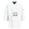 Eight Pearl Button Chef Coat with Thermometer Pocket Thumbnail