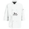 Eight Pearl Button Chef Coat with Thermometer Pocket Thumbnail