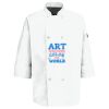 Eight Pearl Button Chef Coat with Thermometer Pocket Thumbnail