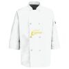 Button Chef Coat with Thermometer Pocket Thumbnail