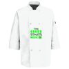 Eight Pearl Button Chef Coat with Thermometer Pocket Thumbnail