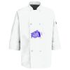 Eight Pearl Button Chef Coat with Thermometer Pocket Thumbnail