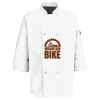 Eight Pearl Button Chef Coat with Thermometer Pocket Thumbnail