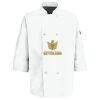 Button Chef Coat with Thermometer Pocket Thumbnail