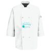 Button Chef Coat with Thermometer Pocket Thumbnail