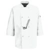 Eight Pearl Button Chef Coat with Thermometer Pocket Thumbnail