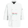 Eight Pearl Button Chef Coat with Thermometer Pocket Thumbnail