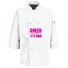 Eight Pearl Button Chef Coat with Thermometer Pocket Thumbnail