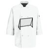 Button Chef Coat with Thermometer Pocket Thumbnail