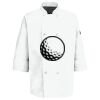 Button Chef Coat with Thermometer Pocket Thumbnail