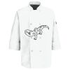 Button Chef Coat with Thermometer Pocket Thumbnail