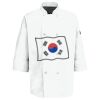 Button Chef Coat with Thermometer Pocket Thumbnail