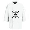 Button Chef Coat with Thermometer Pocket Thumbnail