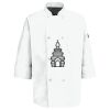 Button Chef Coat with Thermometer Pocket Thumbnail