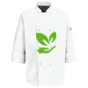 Button Chef Coat with Thermometer Pocket Thumbnail