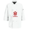 Button Chef Coat with Thermometer Pocket Thumbnail
