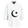 Eight Pearl Button Chef Coat with Thermometer Pocket Thumbnail