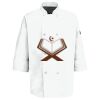 Eight Pearl Button Chef Coat with Thermometer Pocket Thumbnail