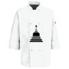 Eight Pearl Button Chef Coat with Thermometer Pocket Thumbnail