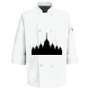 Eight Pearl Button Chef Coat with Thermometer Pocket Thumbnail