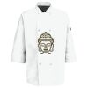 Eight Pearl Button Chef Coat with Thermometer Pocket Thumbnail