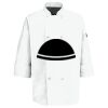 Eight Pearl Button Chef Coat with Thermometer Pocket Thumbnail