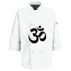Eight Pearl Button Chef Coat with Thermometer Pocket Thumbnail