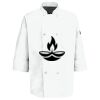 Eight Pearl Button Chef Coat with Thermometer Pocket Thumbnail