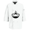 Eight Pearl Button Chef Coat with Thermometer Pocket Thumbnail
