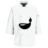 Eight Pearl Button Chef Coat with Thermometer Pocket Thumbnail
