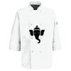 Eight Pearl Button Chef Coat with Thermometer Pocket Thumbnail