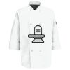 Eight Pearl Button Chef Coat with Thermometer Pocket Thumbnail