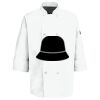 Eight Pearl Button Chef Coat with Thermometer Pocket Thumbnail