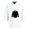 Eight Pearl Button Chef Coat with Thermometer Pocket Thumbnail