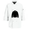 Eight Pearl Button Chef Coat with Thermometer Pocket Thumbnail