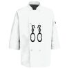 Eight Pearl Button Chef Coat with Thermometer Pocket Thumbnail