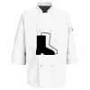 Eight Pearl Button Chef Coat with Thermometer Pocket Thumbnail