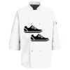 Eight Pearl Button Chef Coat with Thermometer Pocket Thumbnail