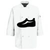 Eight Pearl Button Chef Coat with Thermometer Pocket Thumbnail