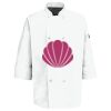Eight Pearl Button Chef Coat with Thermometer Pocket Thumbnail