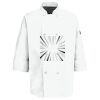 Eight Pearl Button Chef Coat with Thermometer Pocket Thumbnail
