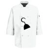 Eight Pearl Button Chef Coat with Thermometer Pocket Thumbnail