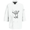 Eight Pearl Button Chef Coat with Thermometer Pocket Thumbnail