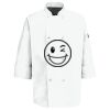 Eight Pearl Button Chef Coat with Thermometer Pocket Thumbnail