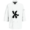 Eight Pearl Button Chef Coat with Thermometer Pocket Thumbnail