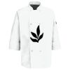 Eight Pearl Button Chef Coat with Thermometer Pocket Thumbnail