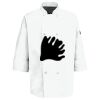 Eight Pearl Button Chef Coat with Thermometer Pocket Thumbnail